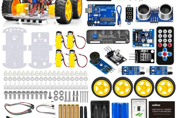 OSOYOO Robot Car V2.1 for Arduino(Open Box)