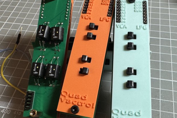 Quad Vactrol VCA for AE Modular v1