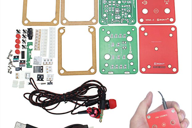 EQKIT® FM Stereo Radio Kit 76-108Mhz Frequency
