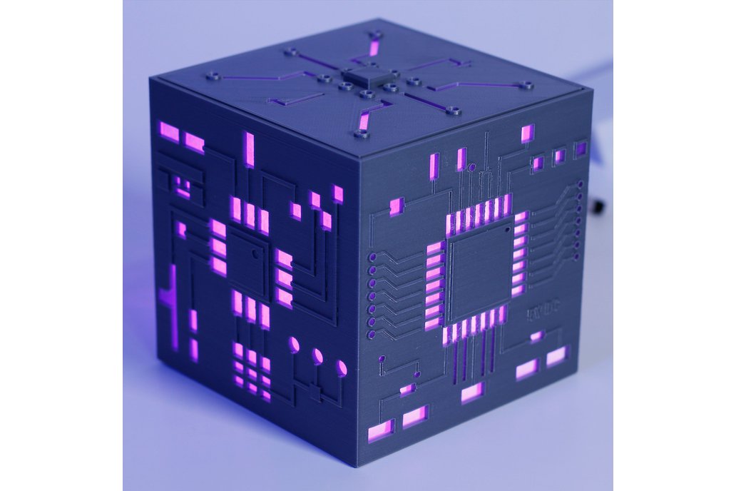 Mother Box Lamp - Futuristic 3D printed LED Lamp 1