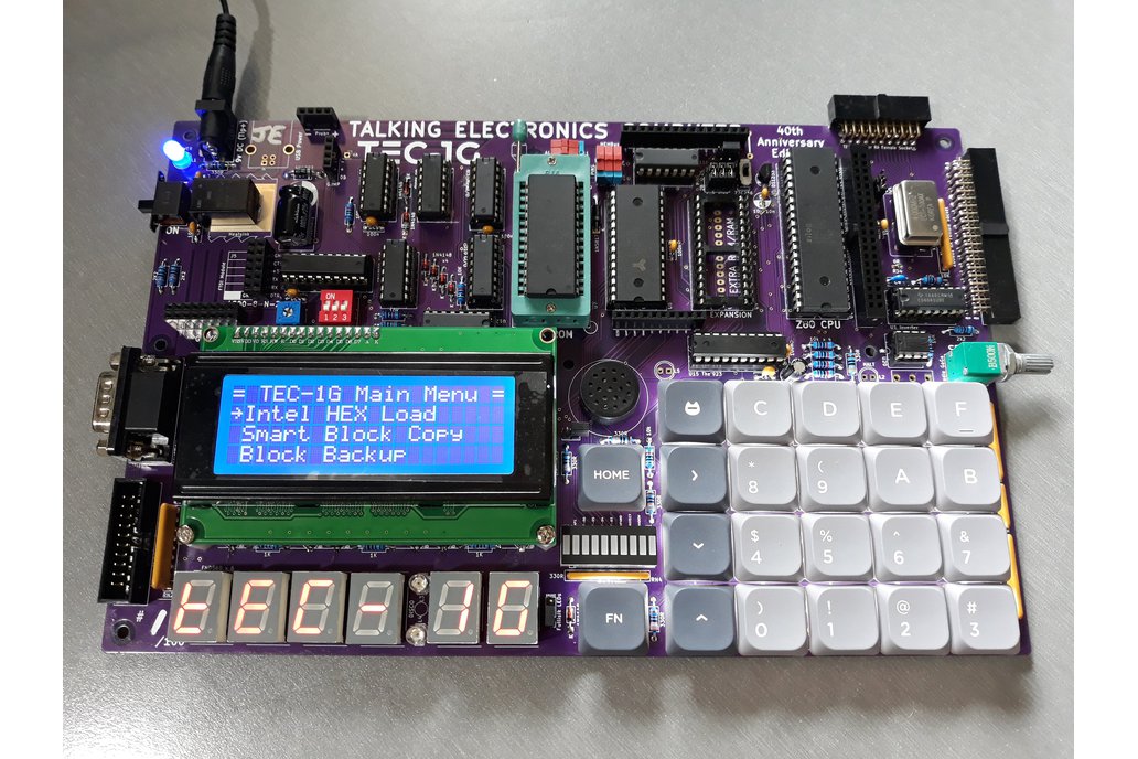 TEC-1G Z80 Single Board Computer Kit 1