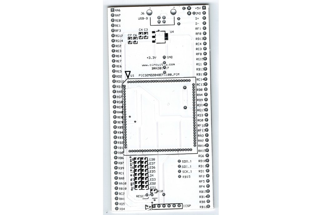 PIC32MZ2048EF PIM breakout board 1