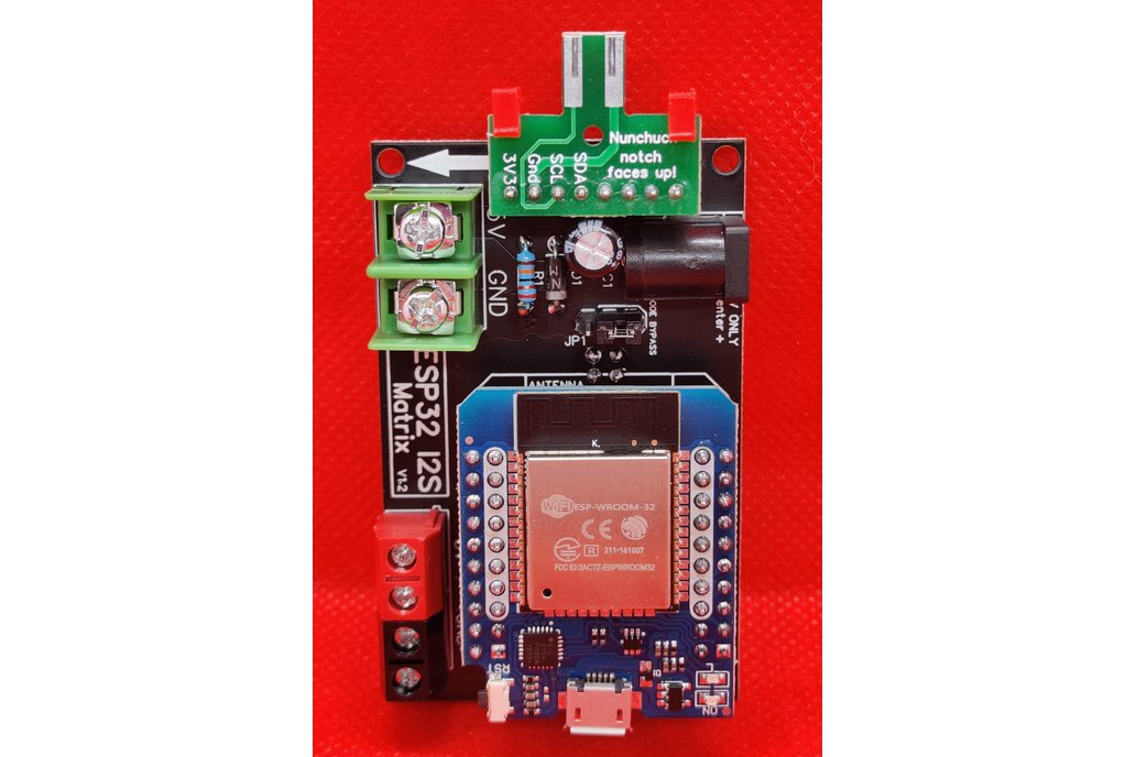 ACROBOTIC WeMos ESP32 RGB LED I2S Matrix Shield Kit for P2.5 P4 P6 P8 P10 DMA Compatible with Arduino by Brian Lough 