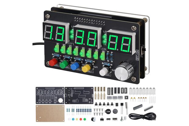 Electronic Clock Timer Soldering Practice Kit