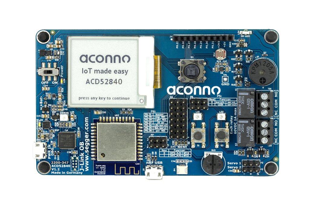 IoT Dev Board ACD52840 : BT smart, Sensorik & more 1