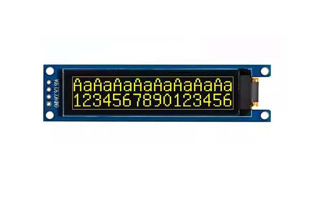 4P 2.26"1206 OLED Character display KS0066 SPI/I2C