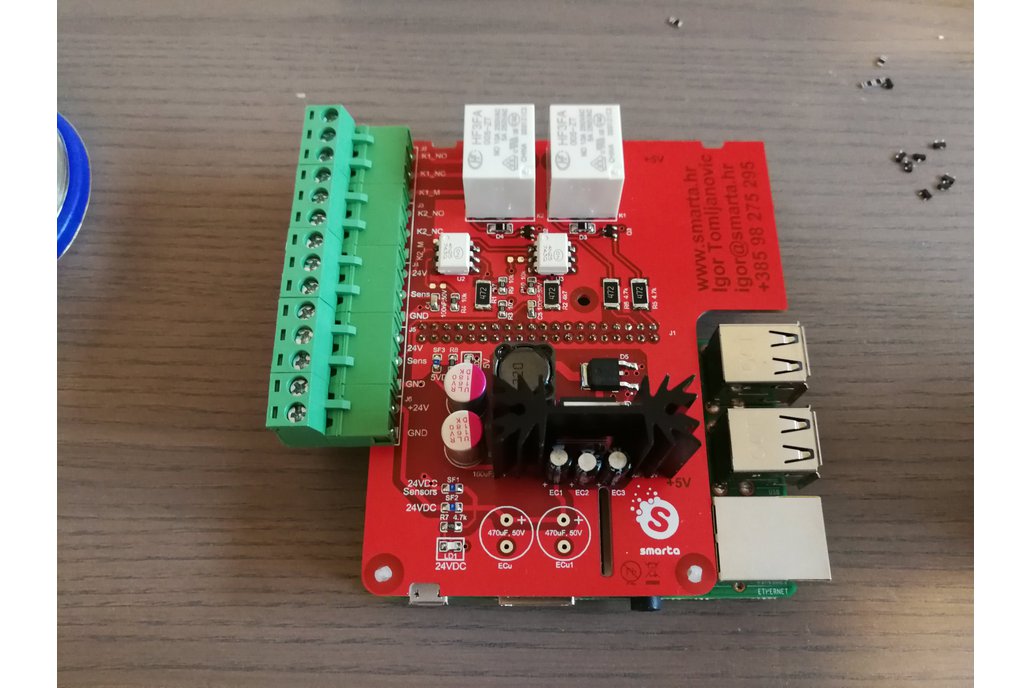 Raspberry Pi relay board with optocouplers 1