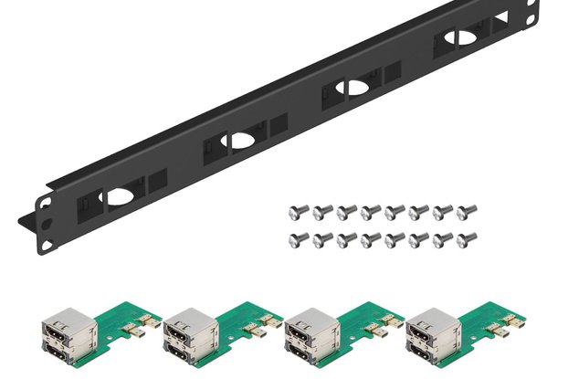 Front Removable 1U Rack Mount for Raspberry Pi from UCTRONICS on