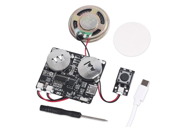 Rechargeable Downloadable 8M Button Voice Module