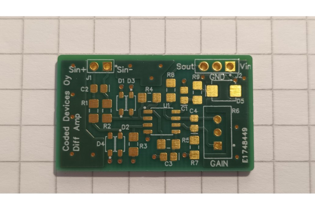Difference Amp Board 1