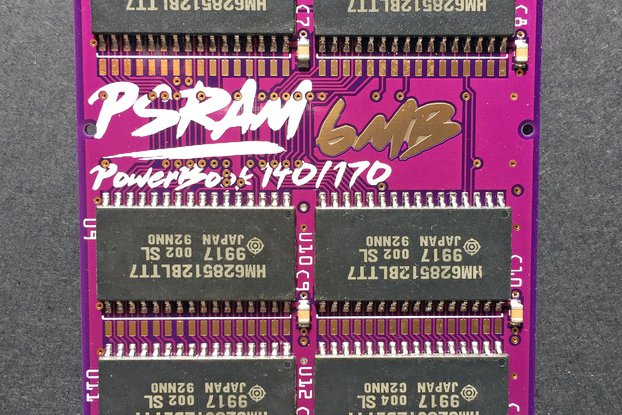 PurpleRAM 6MB memory module for PowerBook 140 170