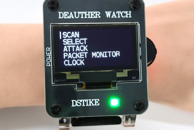 Deauther Watch X II - ESP8266 Development Watch