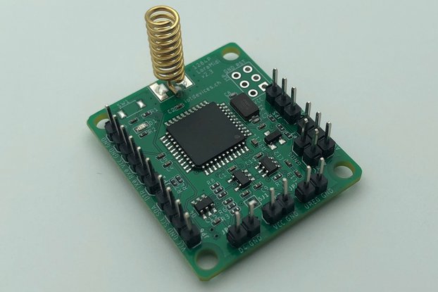 Low power Atmega1284P based Arduino Lora node
