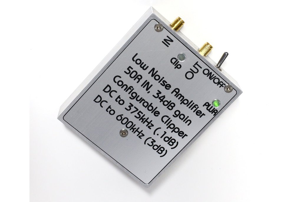 Extremely Low Noise DC to 600kHz 34dB Amplifier 1