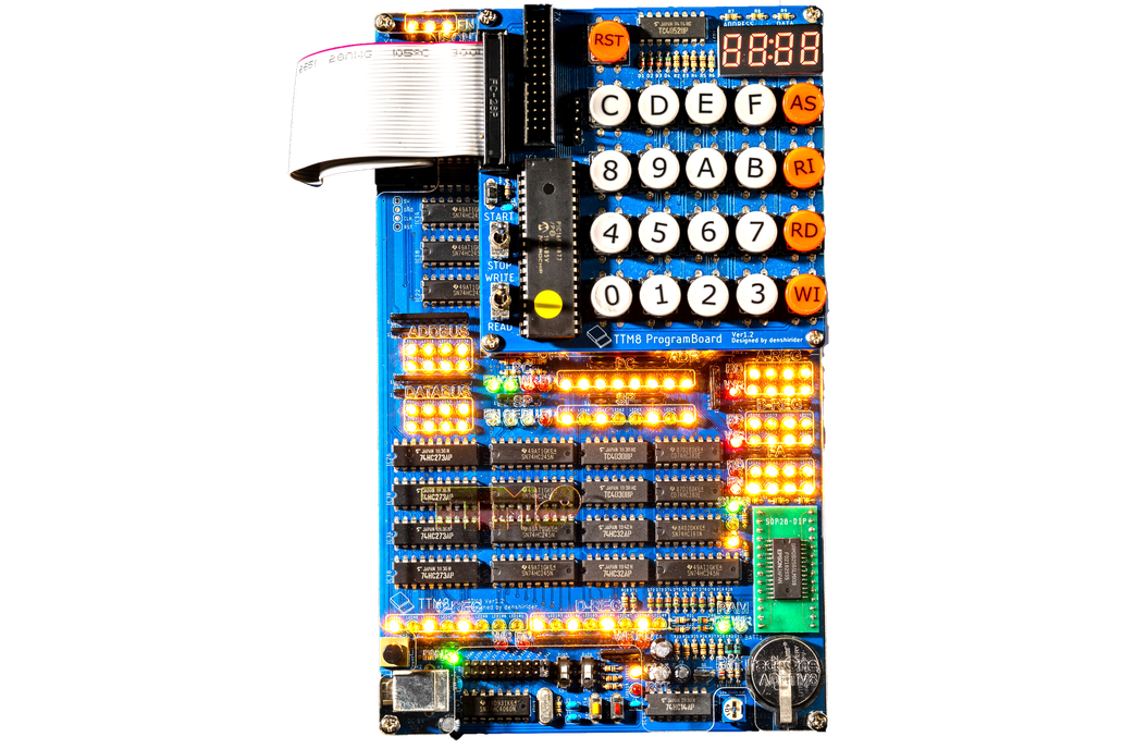 ADTTM8 Self-Made CPU kit composed of logic IC 1