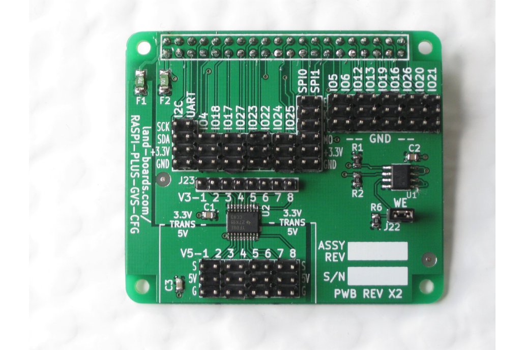 Raspberry Pi B+ Sensor Conn. Hat (RPP-GVS-CFG) 1