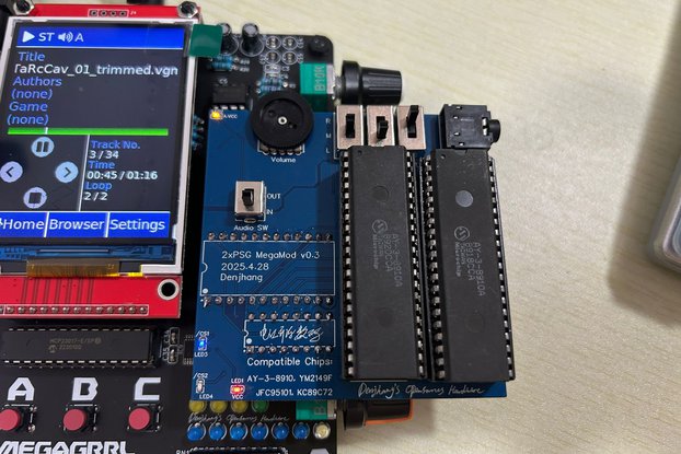 2xPSG MegaMod - AY8910/YM2149 SNDH Music Module