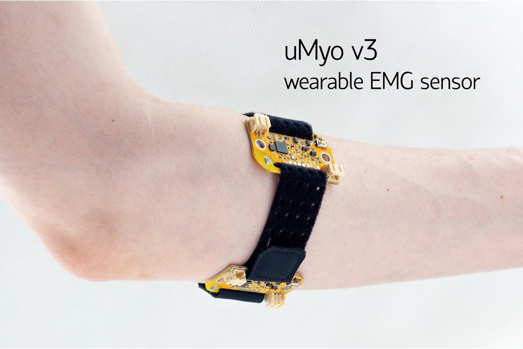 uMyo - wearable EMG sensor with wet/dry electrodes 1