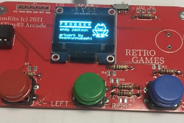 Retro Game Tiny OLED Arcade Console
