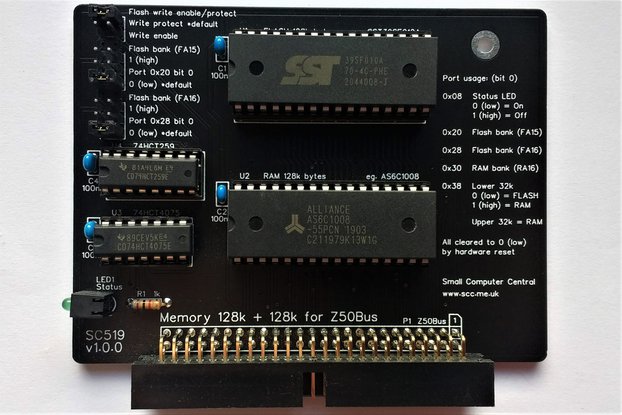SC519 Z80 Memory Card Kit for Z50Bus