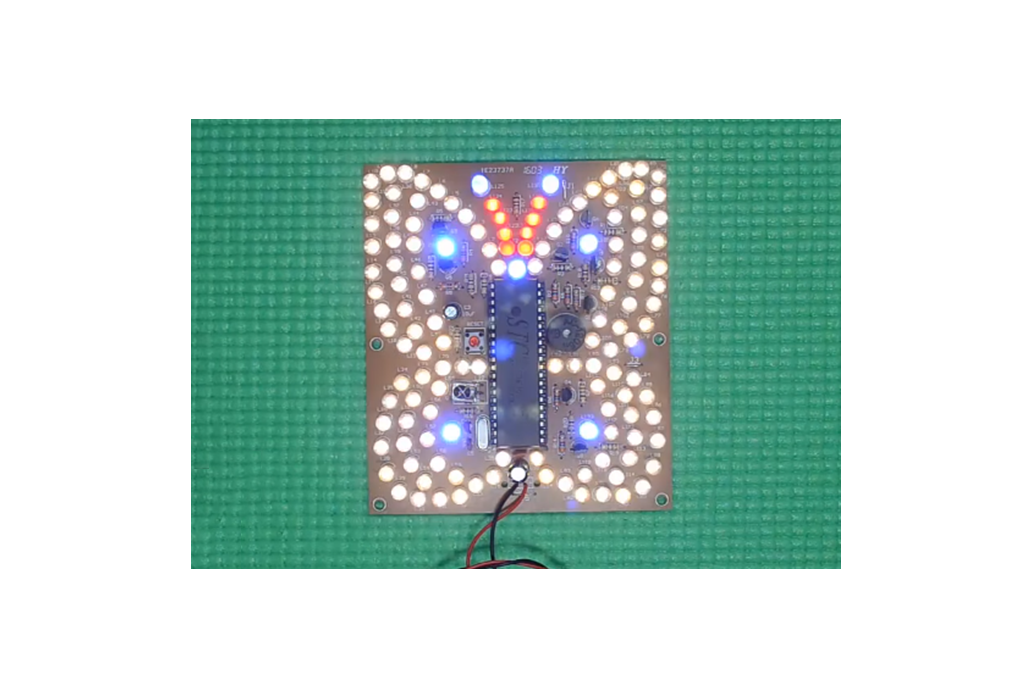Music Butterfly Shaped DIY Flashing Light(4982) 1