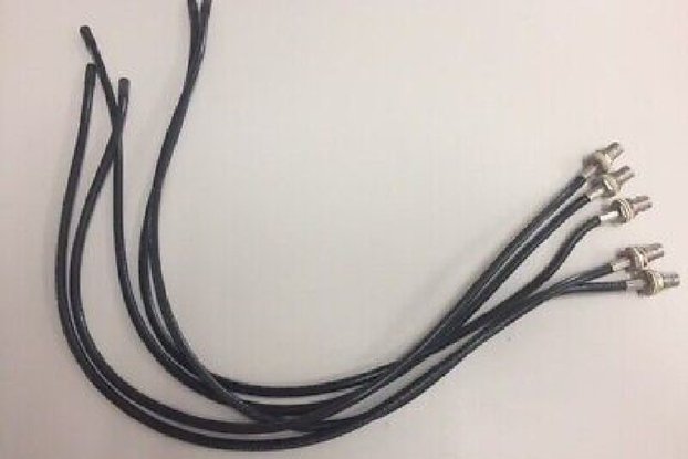 2' Belden RG-59/U coaxial cable w/female bnc jack