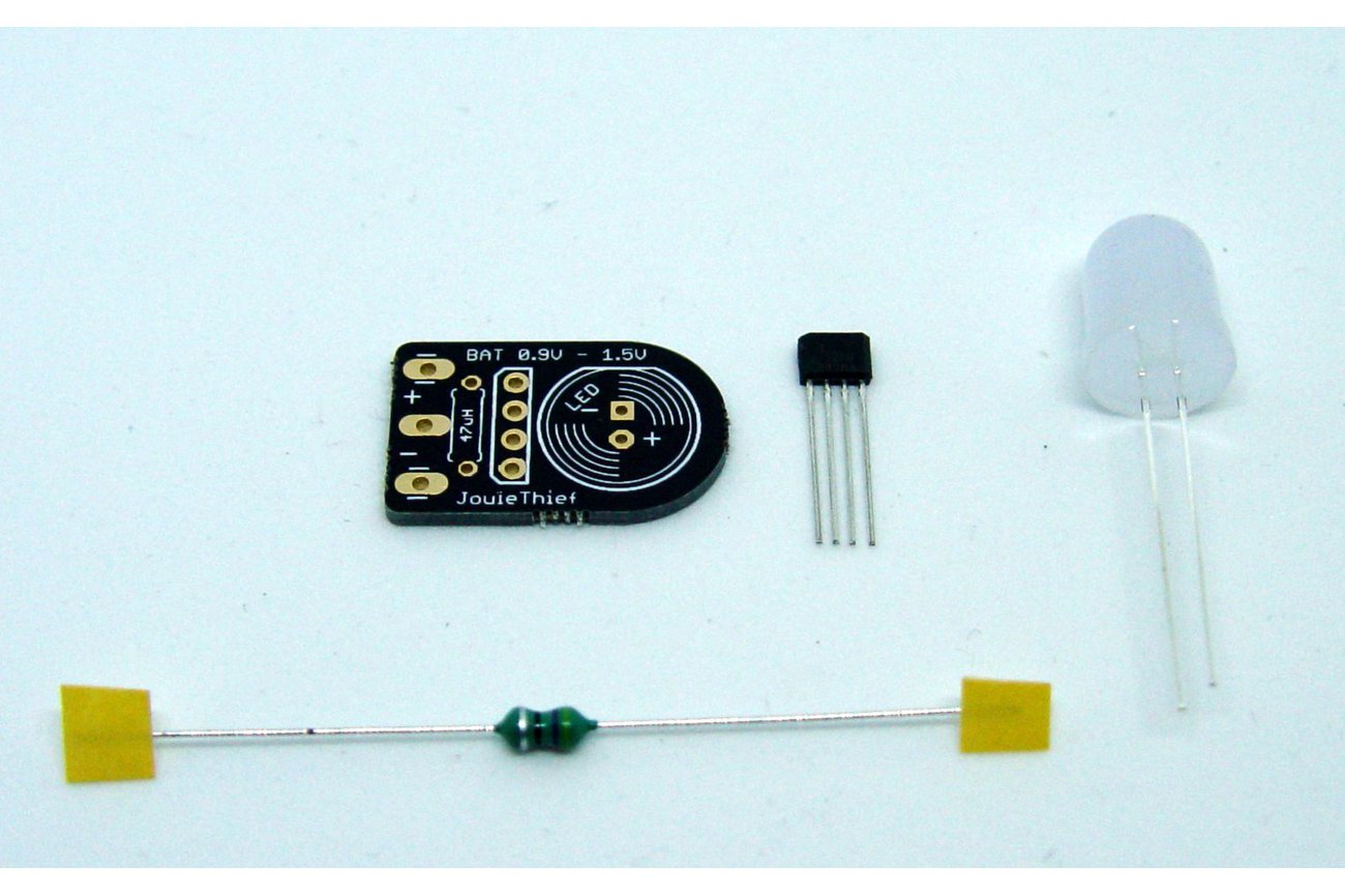 Joule Thief Without Toroid Inductor Solder Kit from Kits For Kids on