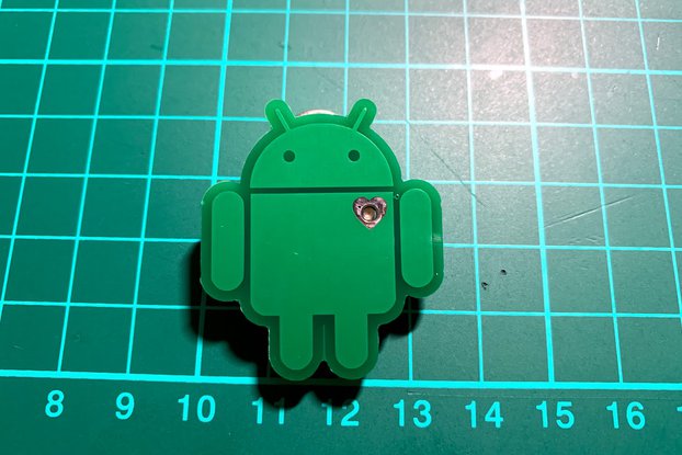 Android ❤️ programmable pin badge