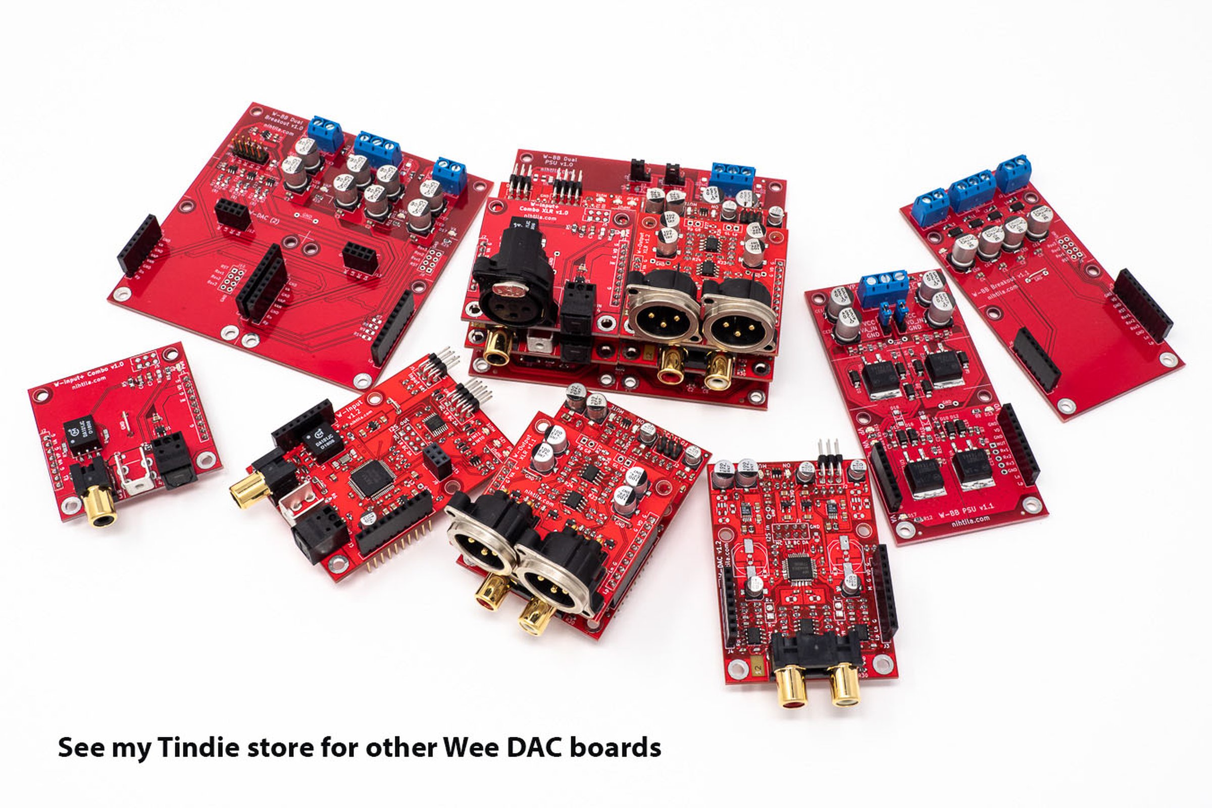 Wee DAC boards