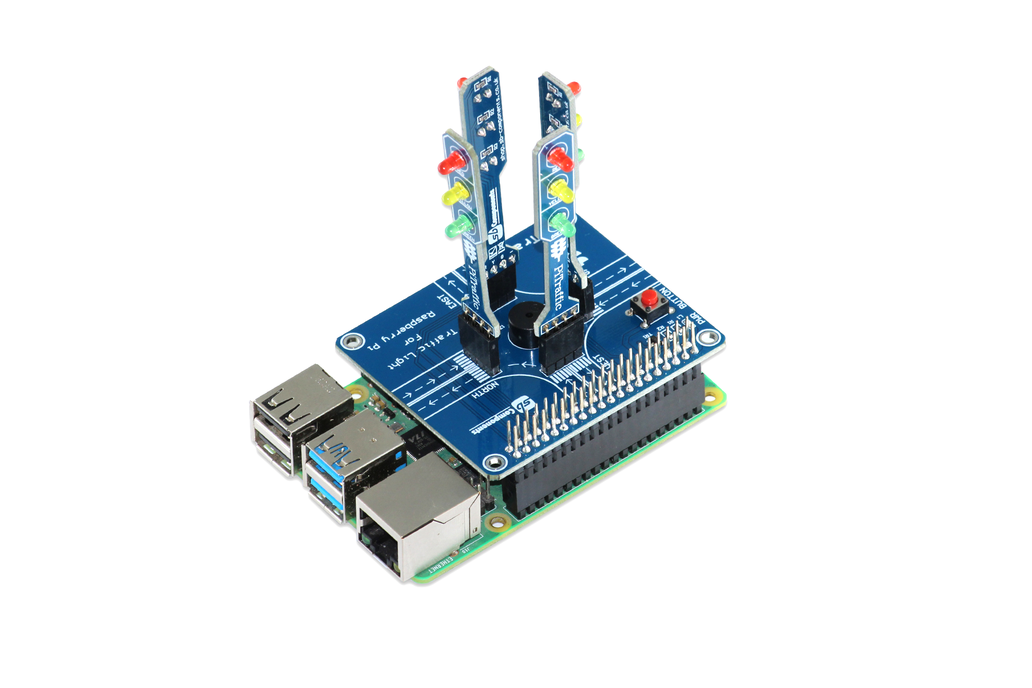 PiTraffic - Raspberry Pi Traffic Light Shield 1