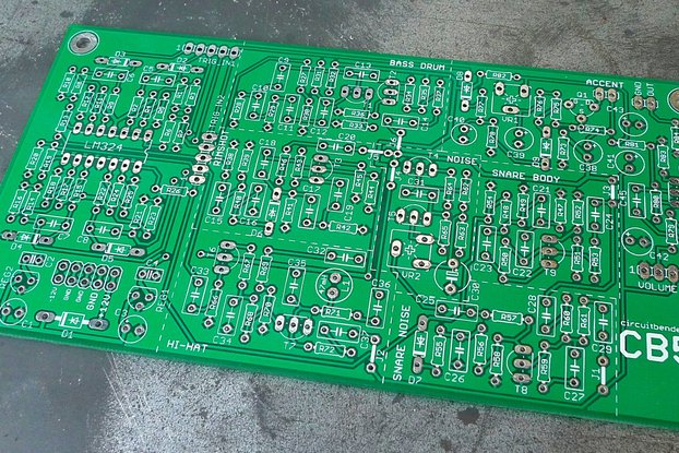CB55 - Boss DR55 analogue drum sounds clone PCB