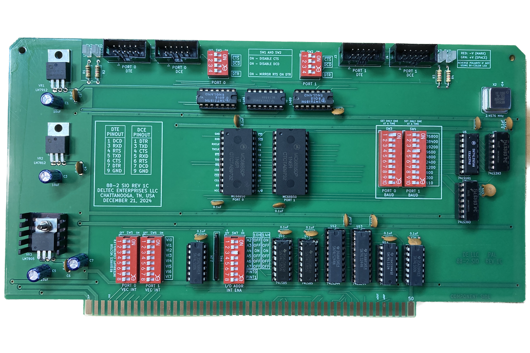 MITS 88-2SIO Compatible "REV 1" RS232 Serial Board 1