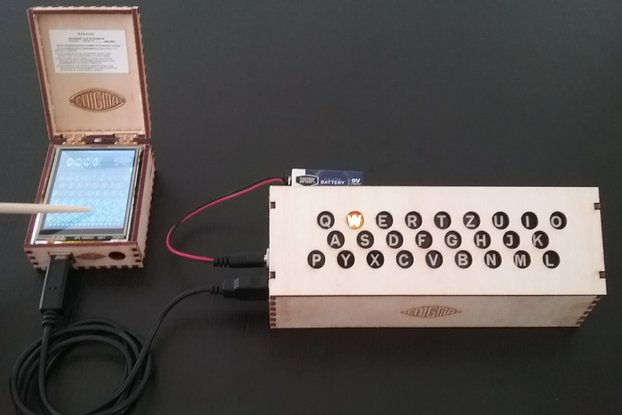 Lamp Field for the Arduino Enigma Machine