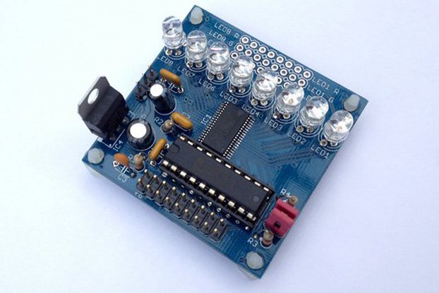 TLC5951 24ch LED driver board w MSP430 MCU (PCB)