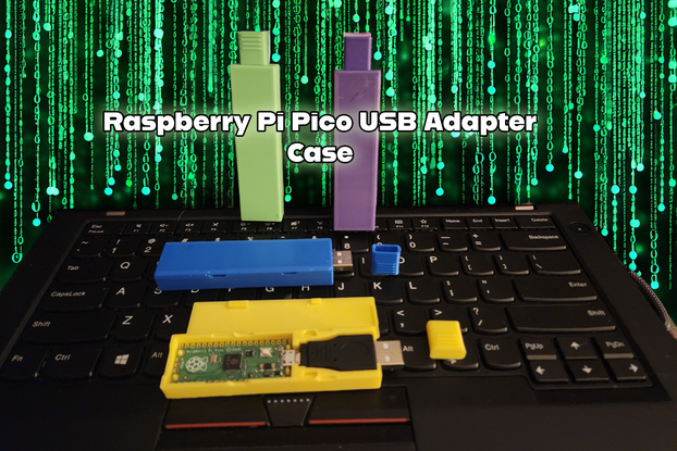 Raspberry Pi Pico USB Adapter Case - 3D Printed