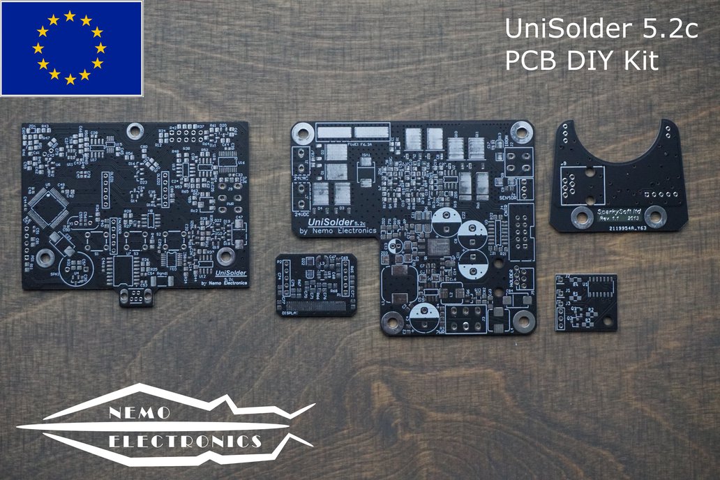 UniSolder 5.2C PCBs set with two sensors 1