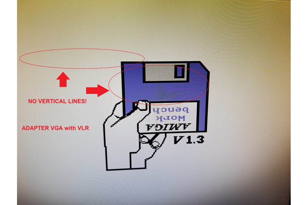 VGA Adapter with VLR system Amiga!(DB23F original) 1