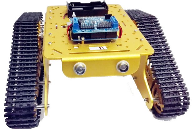 Wireless WiFi metal tank car chassis with arduino