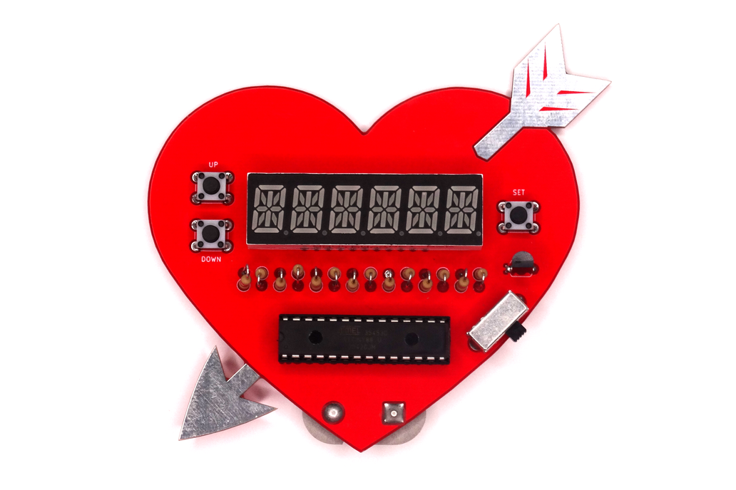 Valentine Message Heart - Soldering Practice Kit 1