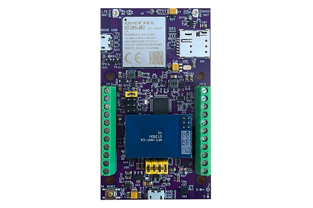 BG95 Dev  Kit with STM32L4 NFC NB IoT 1