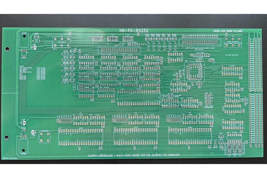 H8 FD RS232 CARD (PCB w/2 DB9 cables) 1