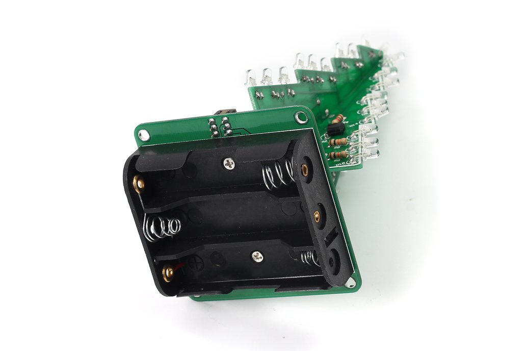 Diy 3d Xmas Tree 7 Color Flash Led Kits 7213 From Icstation On Tindie
