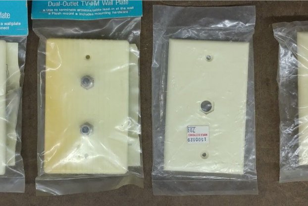 Vintage Coax Wall Plates, Quanity discount!