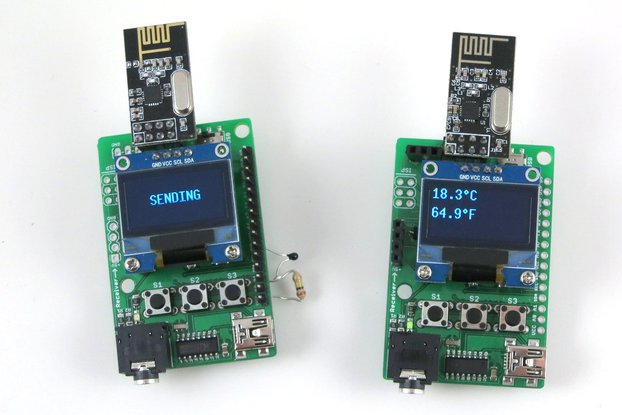 RFToy - Arduino-based RF dev. board, with OLED