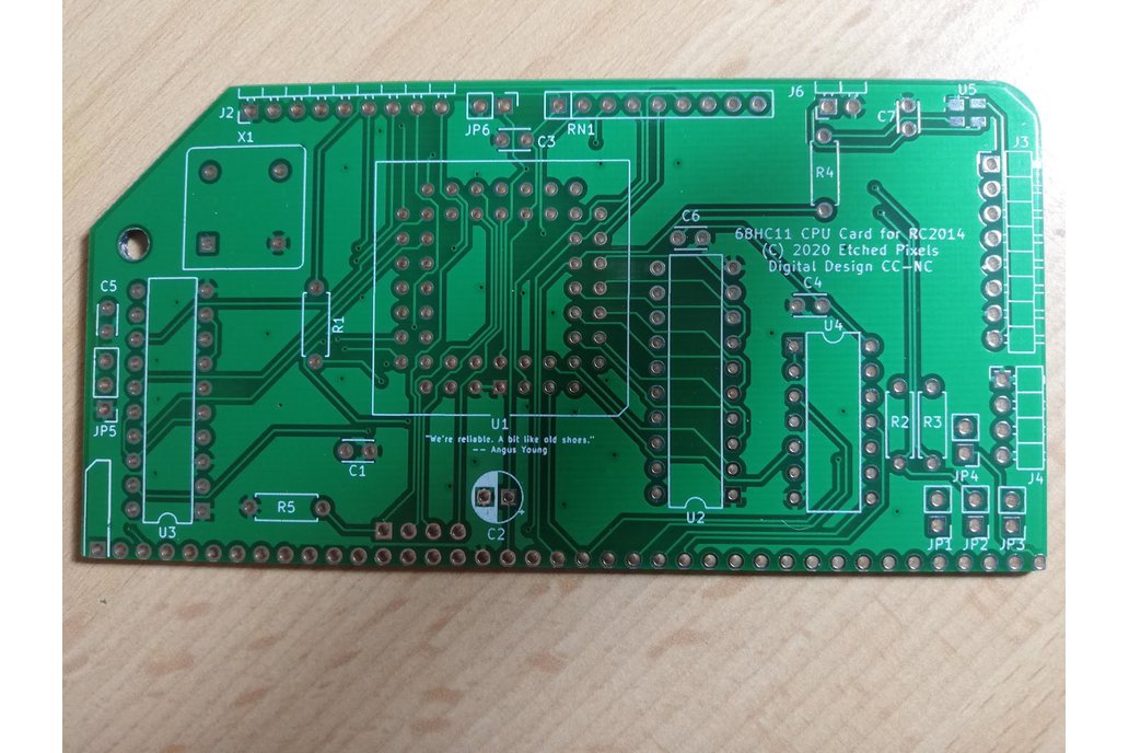 68HC11 CPU for RC2014™ PCB only 1