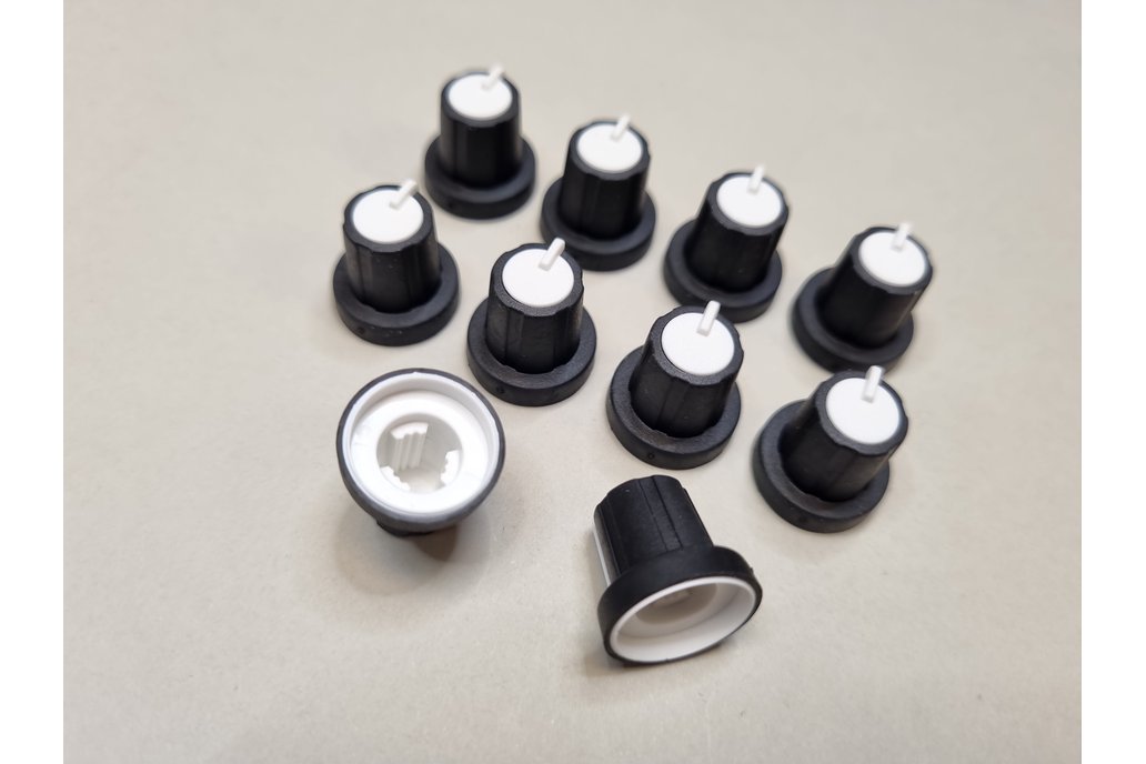 Black/White knobs for your Eurorack [10 pcs] 1