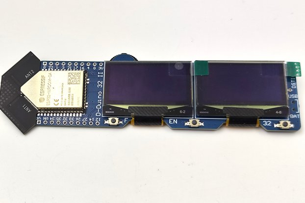 DSTIKE D-duino-32 II Dual Screen ESP32-WROOM-DA