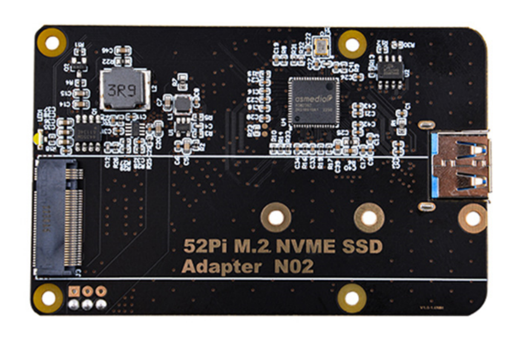52Pi M.2 NVME SSD Storage Expansion Board 1