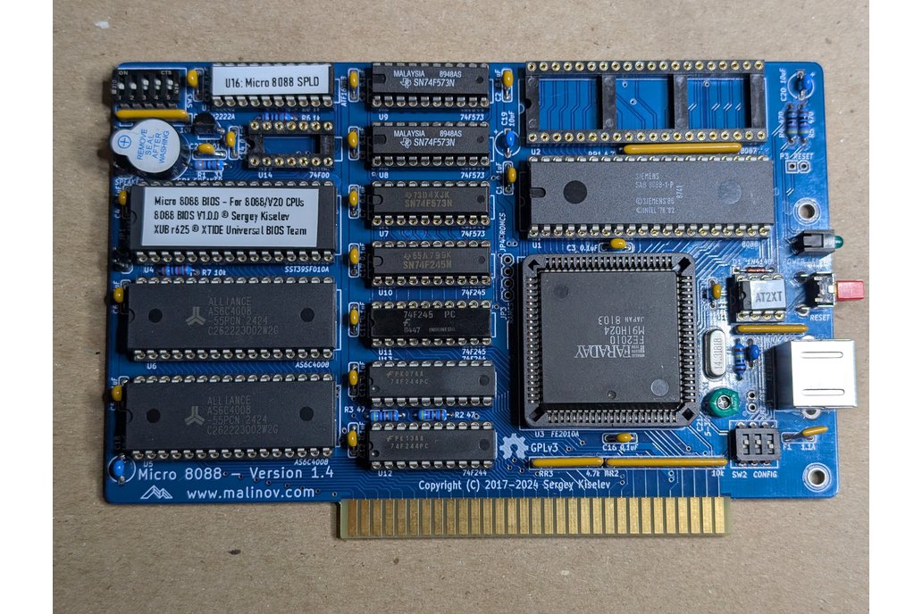 Micro 8088 - IBM XT Compatible Processor Board Kit 1