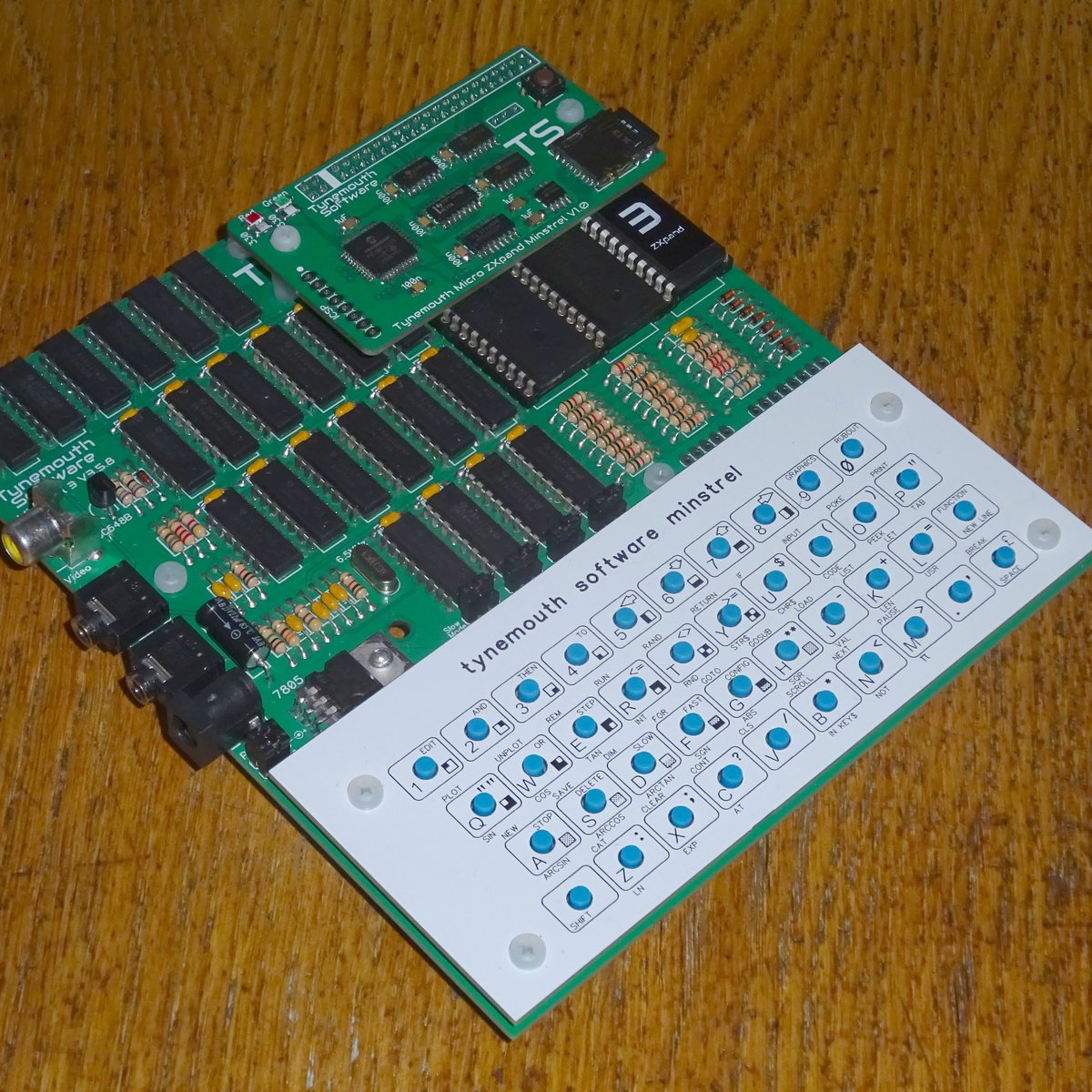 Minstrel 3, Keyboard, ZXpand - Z80 based ZX81 kit from Tynemouth Software on Tindie ic-7805-pdf-pdf-electricity-electromagnetism